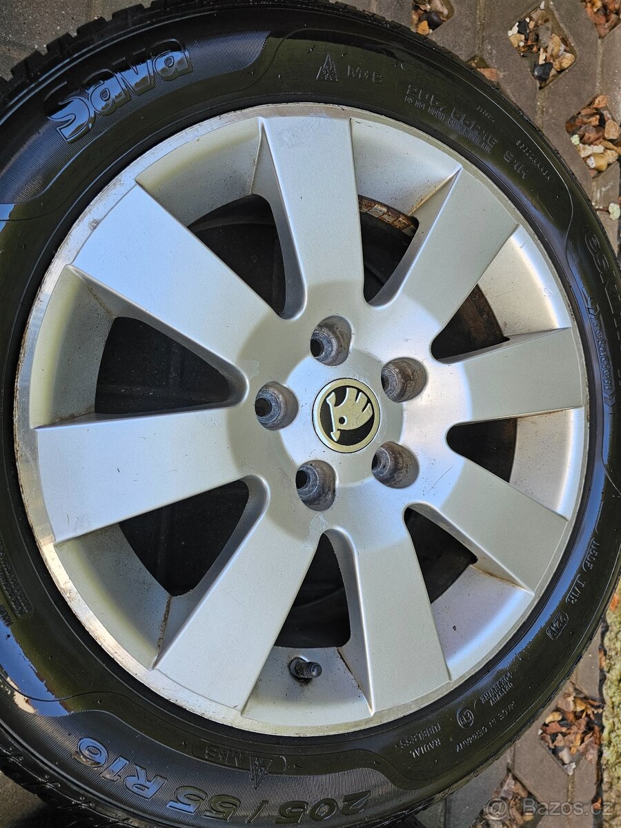 ALU kola Metan Škoda 5x112  Superb R16 zimní - 2