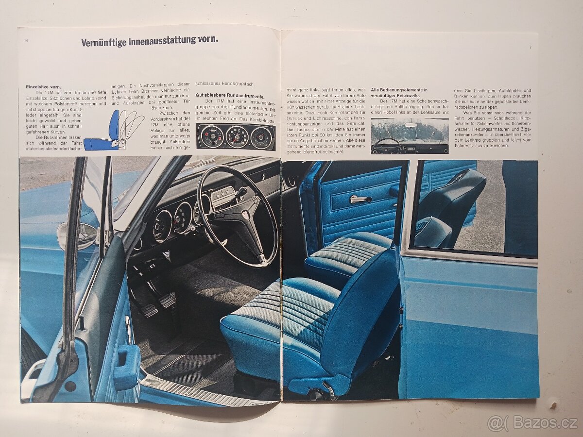 Dobové retro prospekty, manuály Ford Taunus, Cortina, Consul - 2