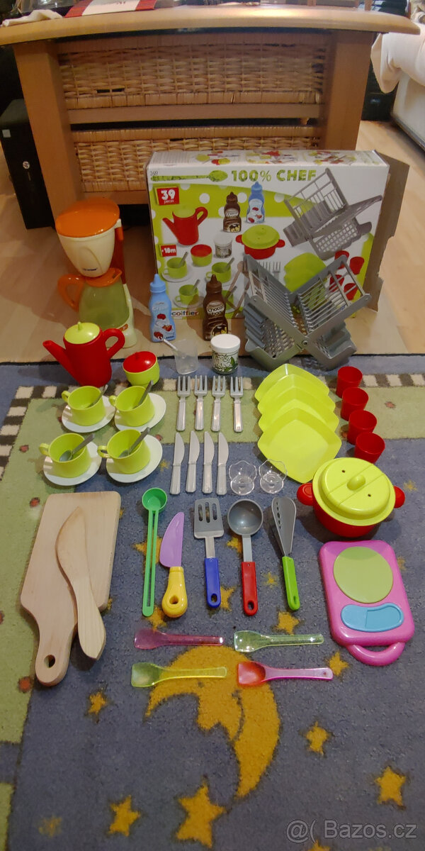 Dětská kuchyňská sada 100% CHEF – 39 dílů + doplňky navíc - 2
