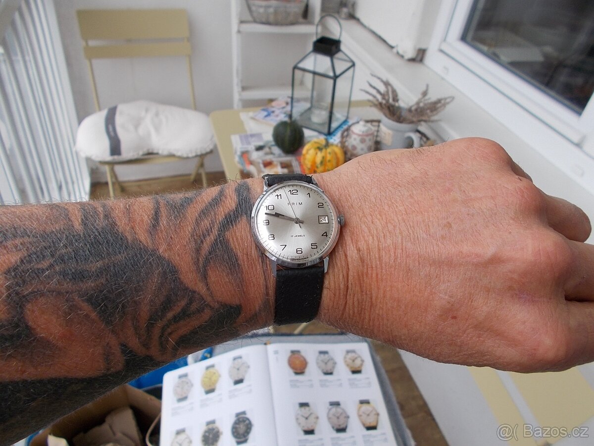mene vidane luxusni hodinky prim rok 1973 top kus funkcni - 2