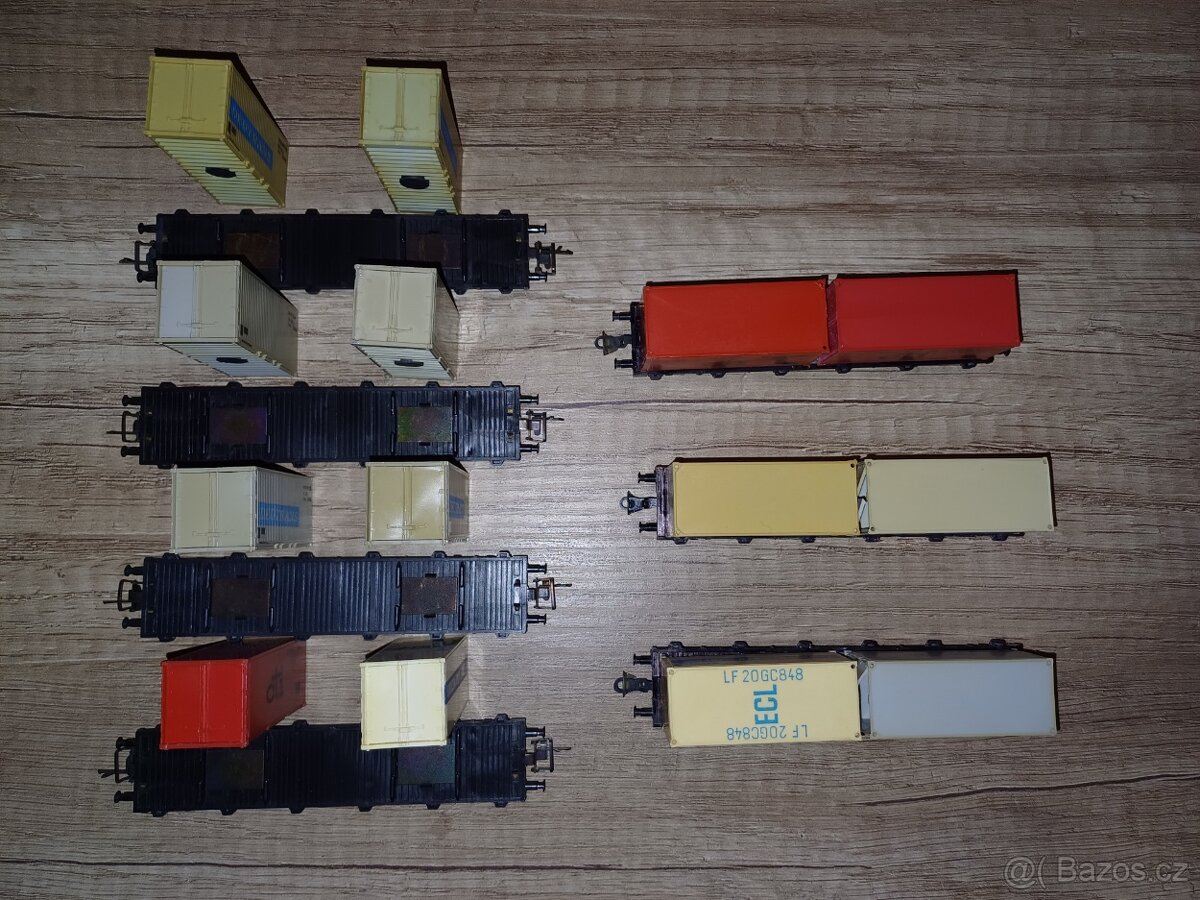 Kontejnerové vagony. TT - 2