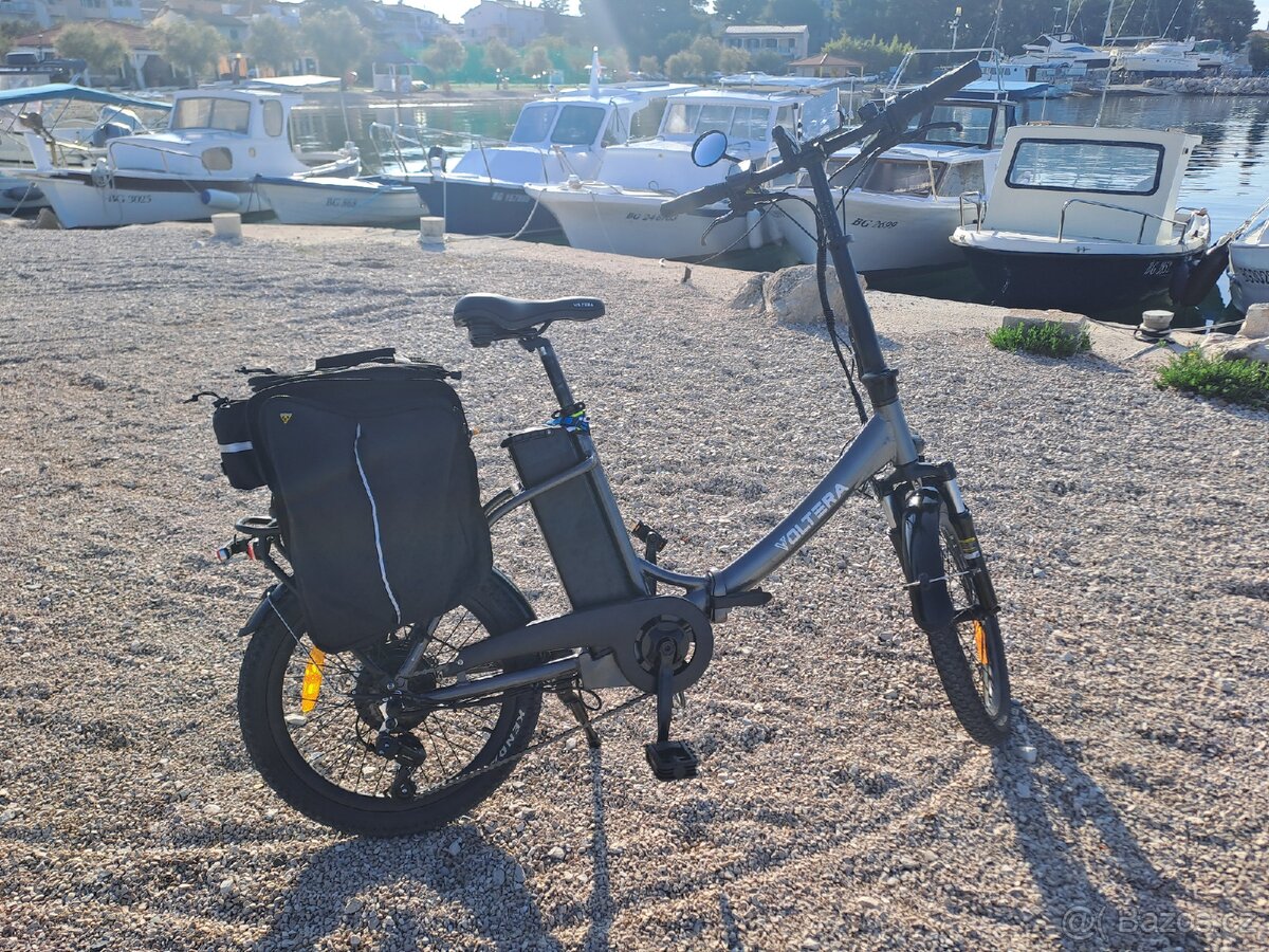 Skládací elektrokolo, 18ah baterie, najeto 160km - 2