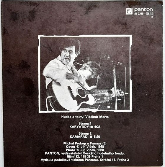 Michal Prokop a Framus 5 – Karyatidy / Kamarádi (SP) - 2