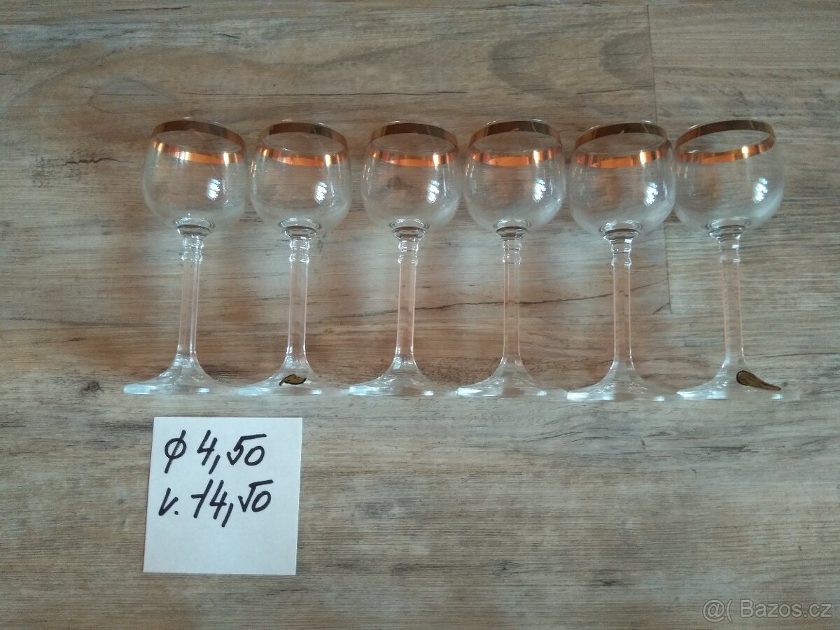 napoleonky 6 kusů, panáky na stopce - 2