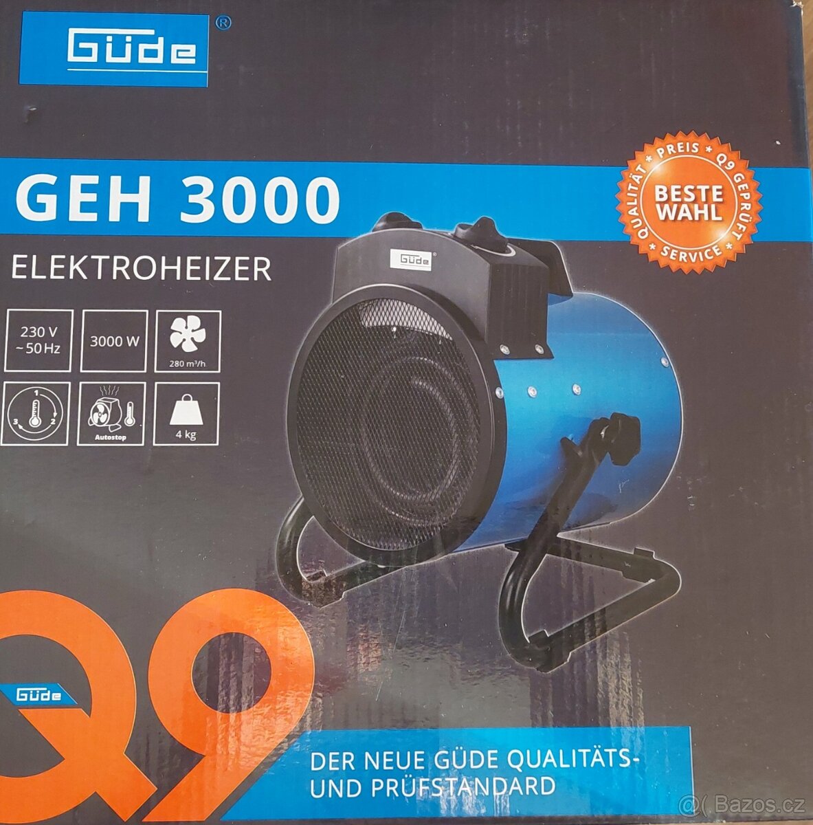 Elektrický ohřívač Güde GEH 3000 - 2