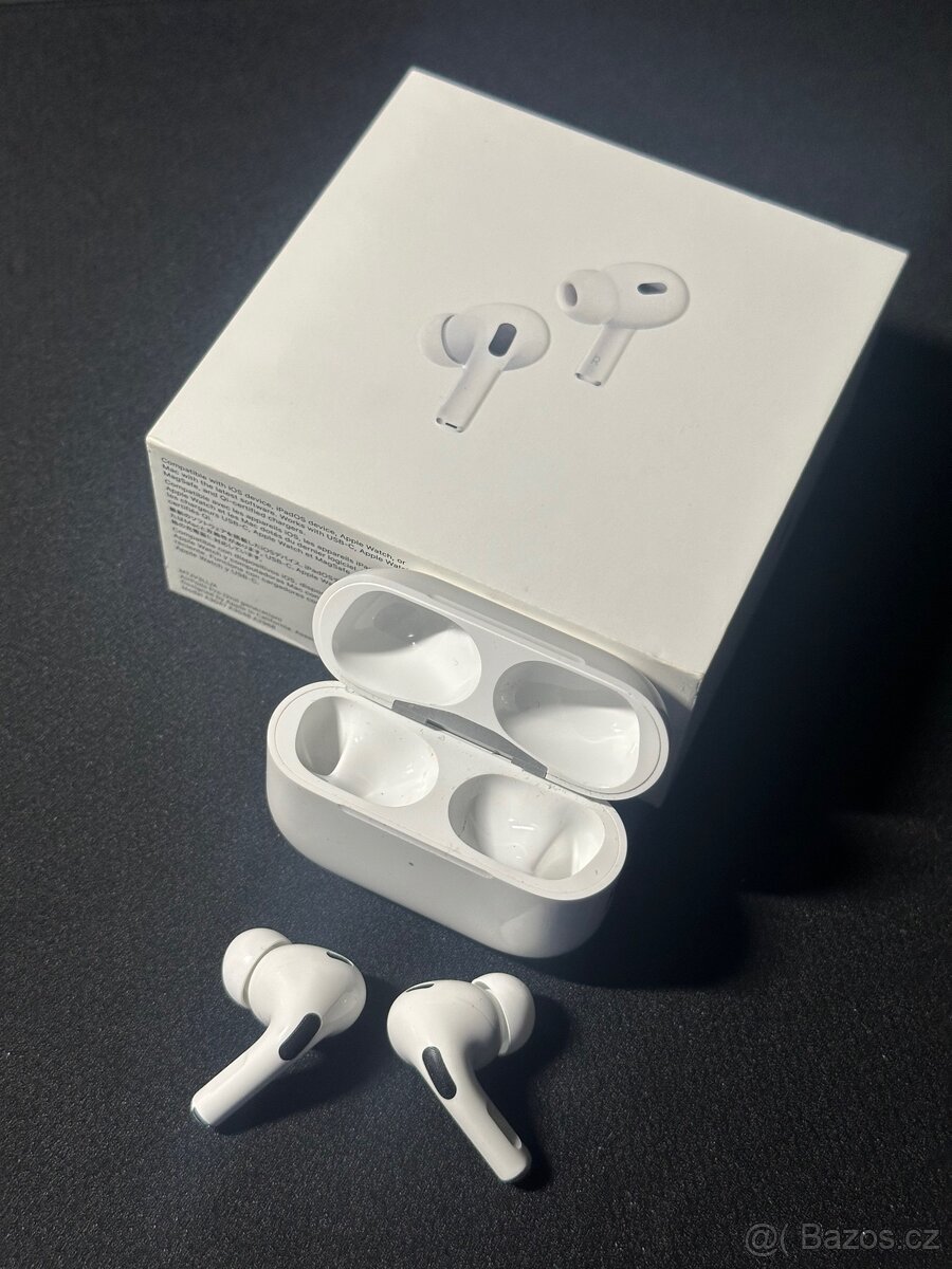 Prodám AirPods Pro2 (USB-C, Qi) + Comply - 2