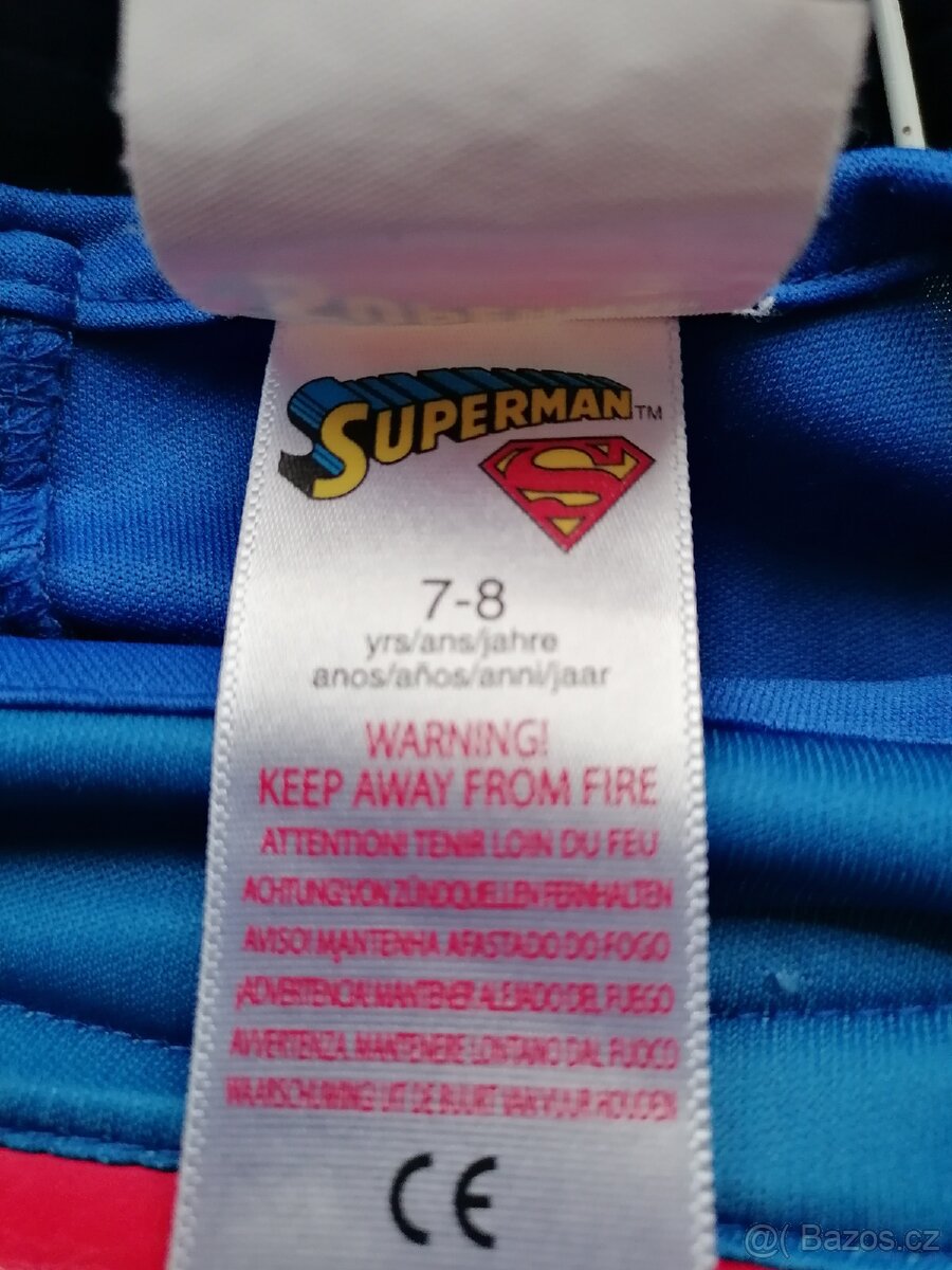 Dětský kostým Superman vel. 7-8 let. - 2