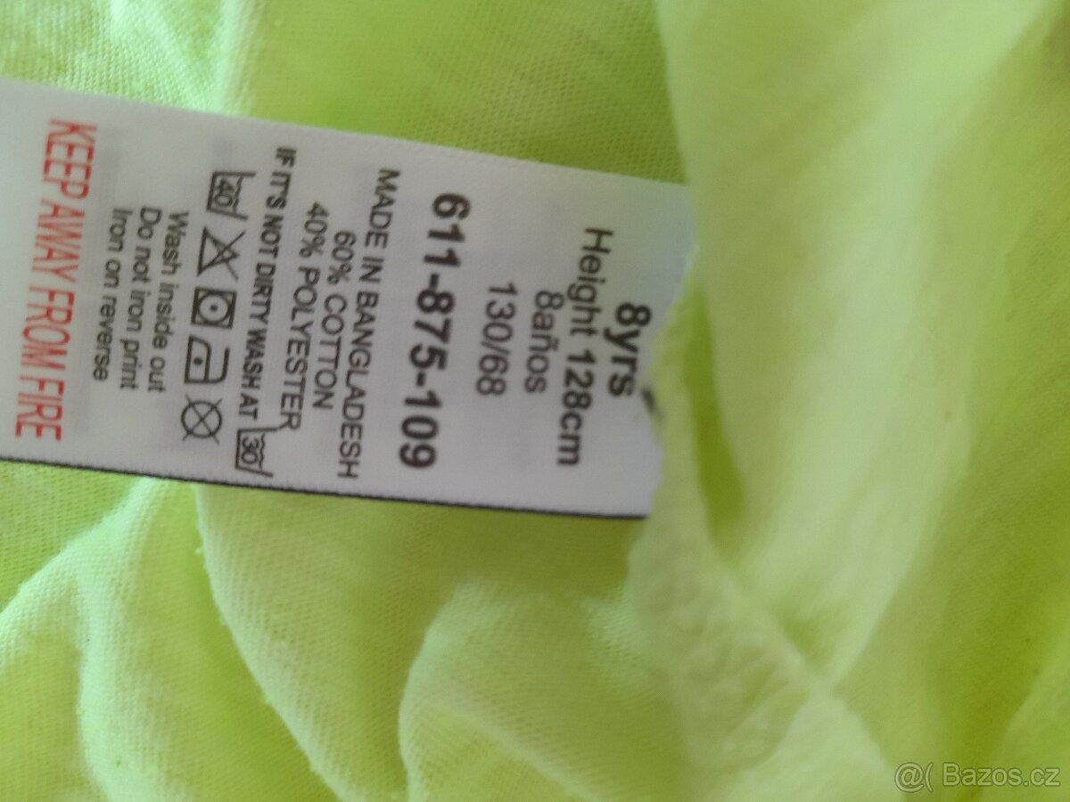 Žluté triko s krátkým Next - 2