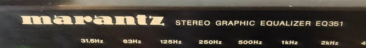 2x10 PÁSMOVÝ GRAFICKÝ EQUALIZER MARANTZ EQ 351 (1989) - 2