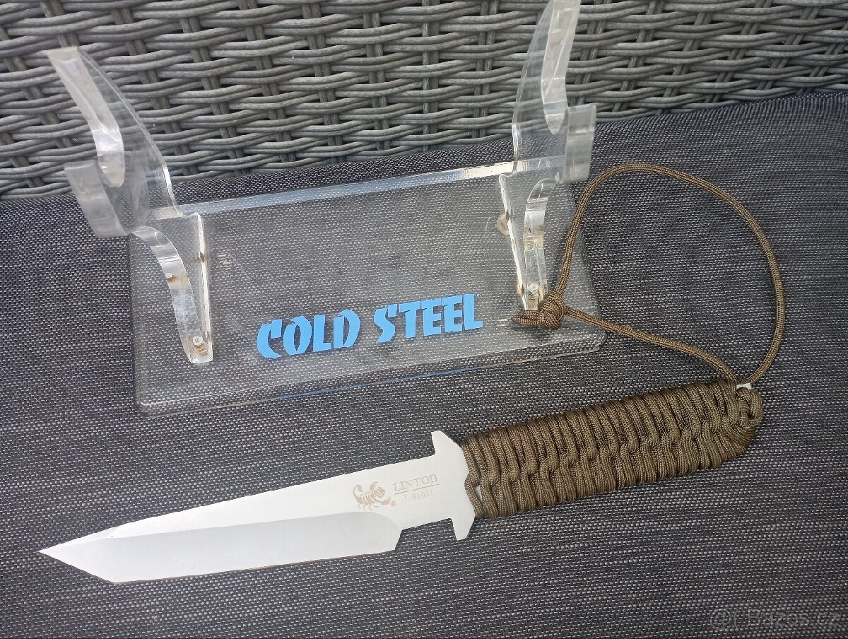 Nůž Linton USA, 31 cm, stojánek na katanu Cold Steel USA - 2