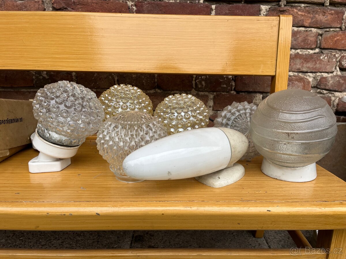 Artová skleněné chodbová světla retro - 2