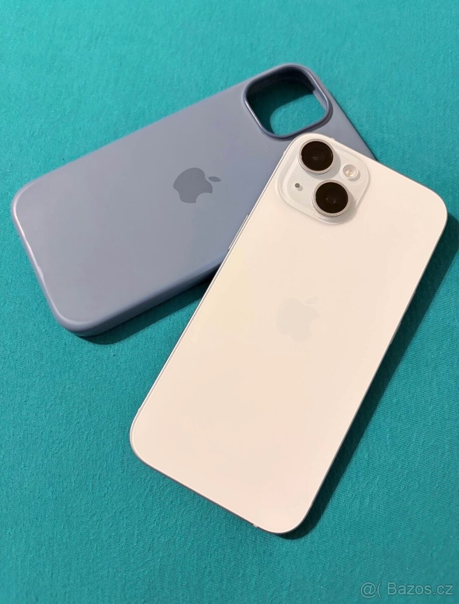 iPhone 15 Blue BATERIE 100% TOP - 2