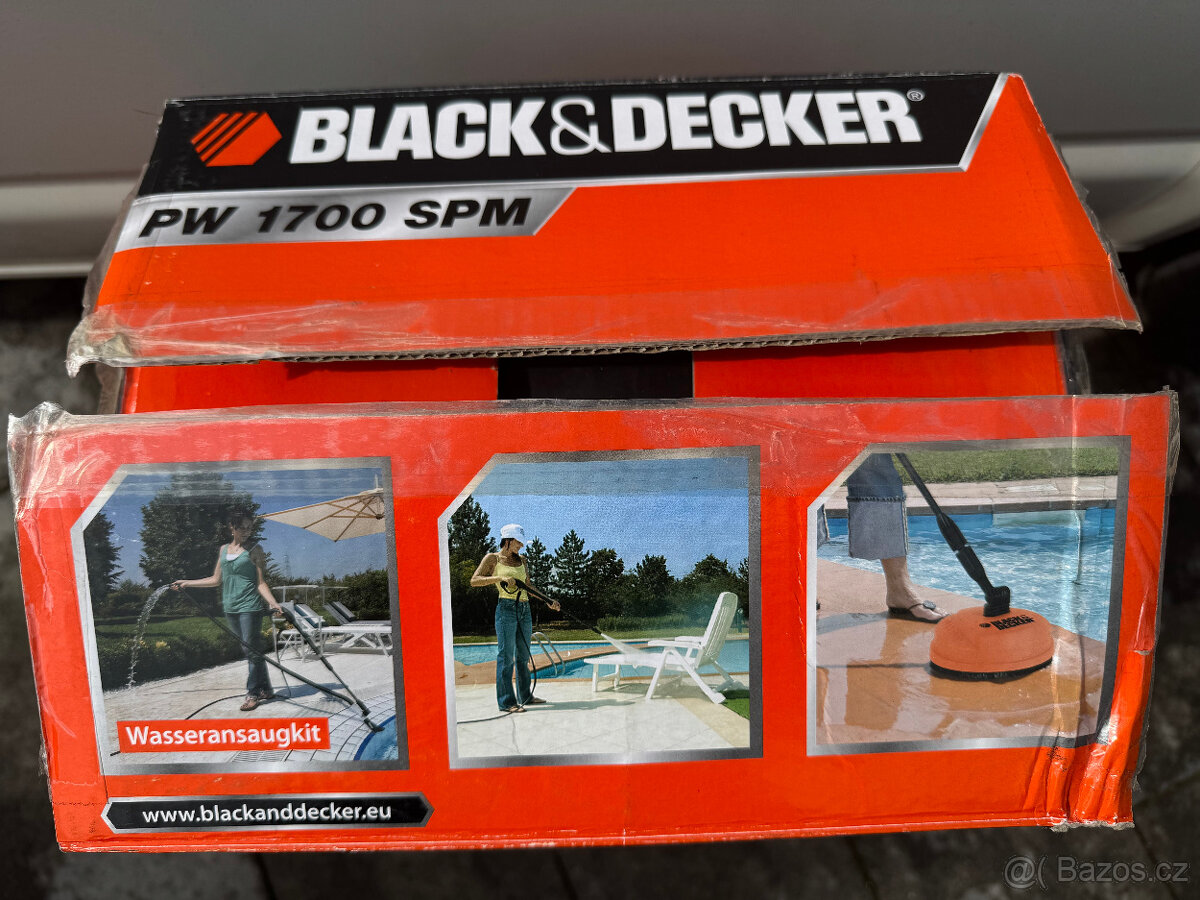 Vysokotlaké mytí - myčka Black & Decker PW 1700 SPL Plus - 2