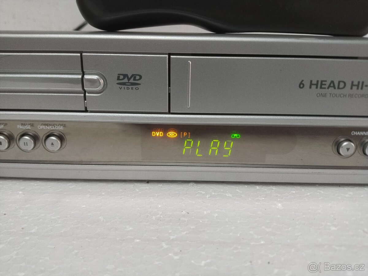 Philips DVP3100V, 6 hlav, HIFI stereo DVD a VHS Combo video - 2