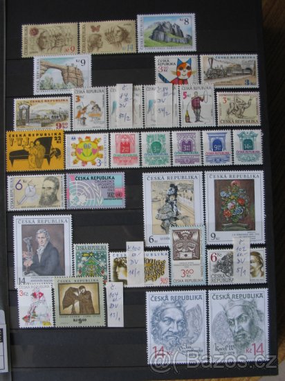 Sbírka známek ČR 1993-2015 - neražené. DORUČENÍ ZDARMA. - 2
