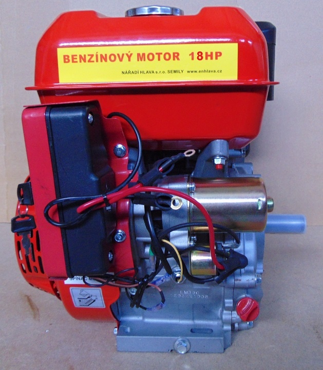 Motor benz.nový,18 k,460cm3,elektr. start Náhrada HONDA GX39 - 2