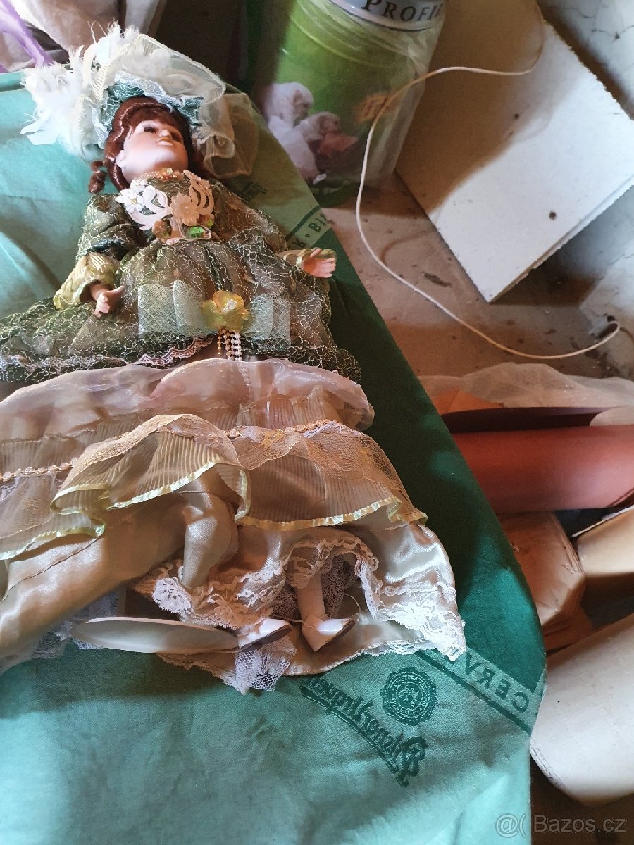 Panenky s porcelánovou hlavou kočárky - 2