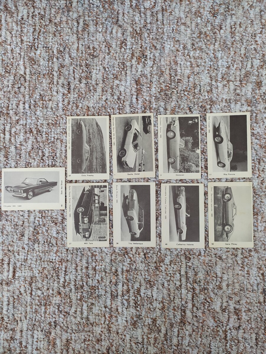 Retro kartičky ze žvýkaček - 2