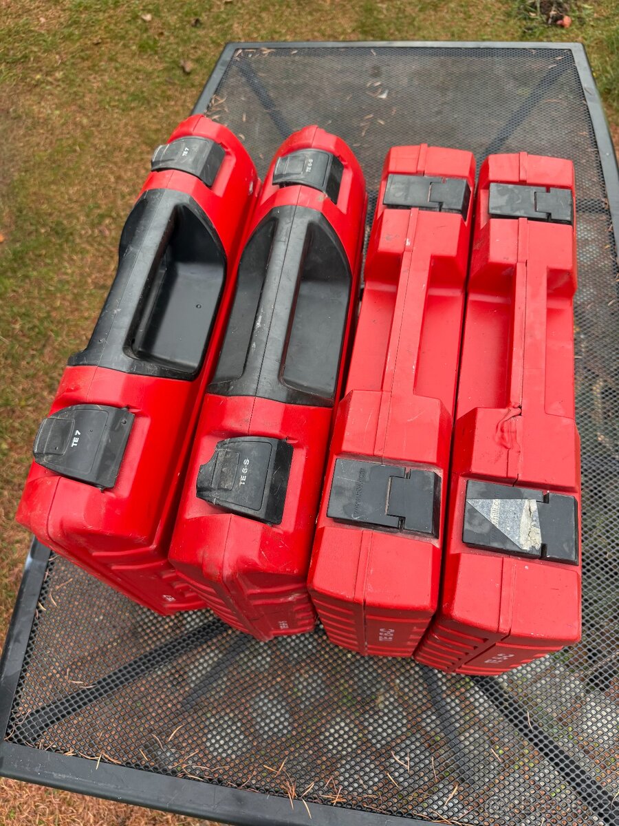 4 kufry HILTI na elektrické nářadí - 2
