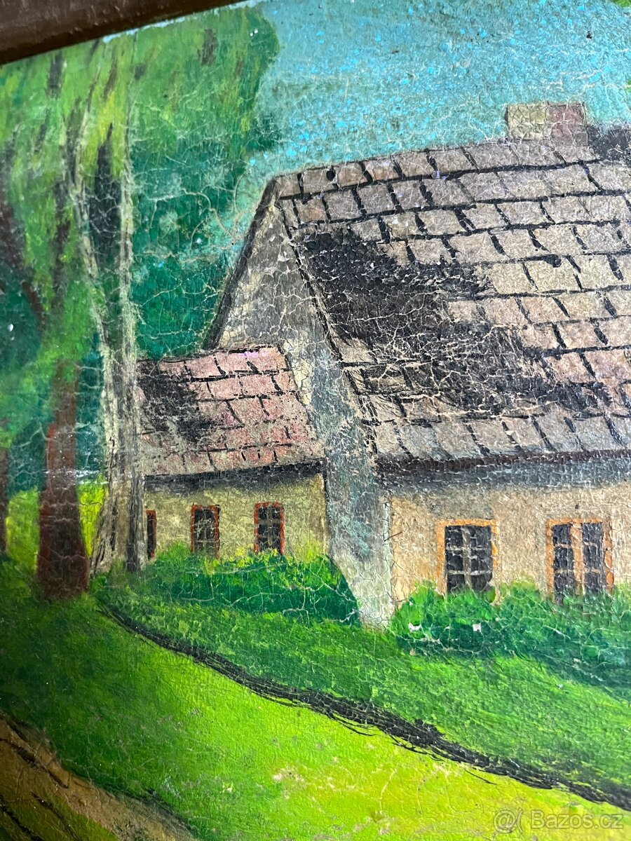 Obraz olejomalba “Dům” - 2