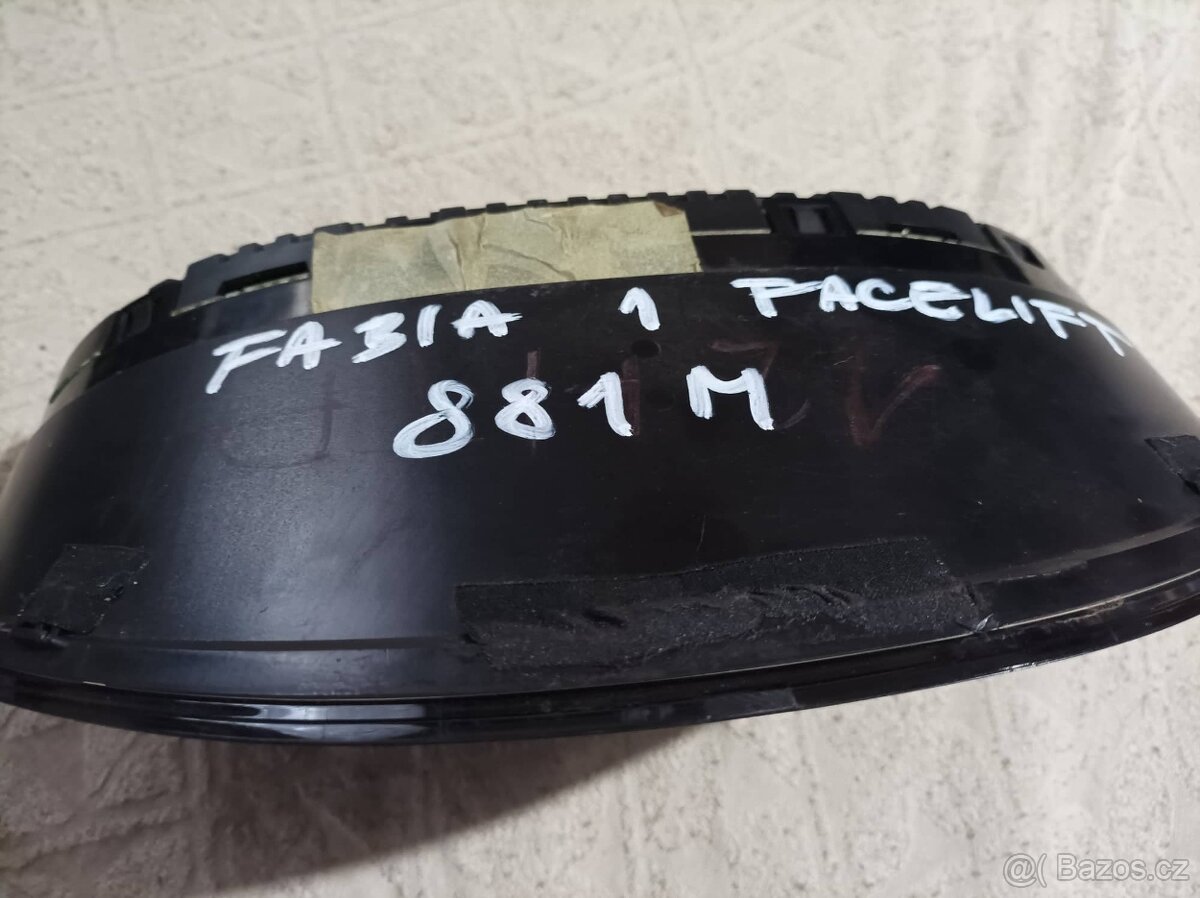 Přístrojový štít - Fabia 1 - facelift - 881 - 2