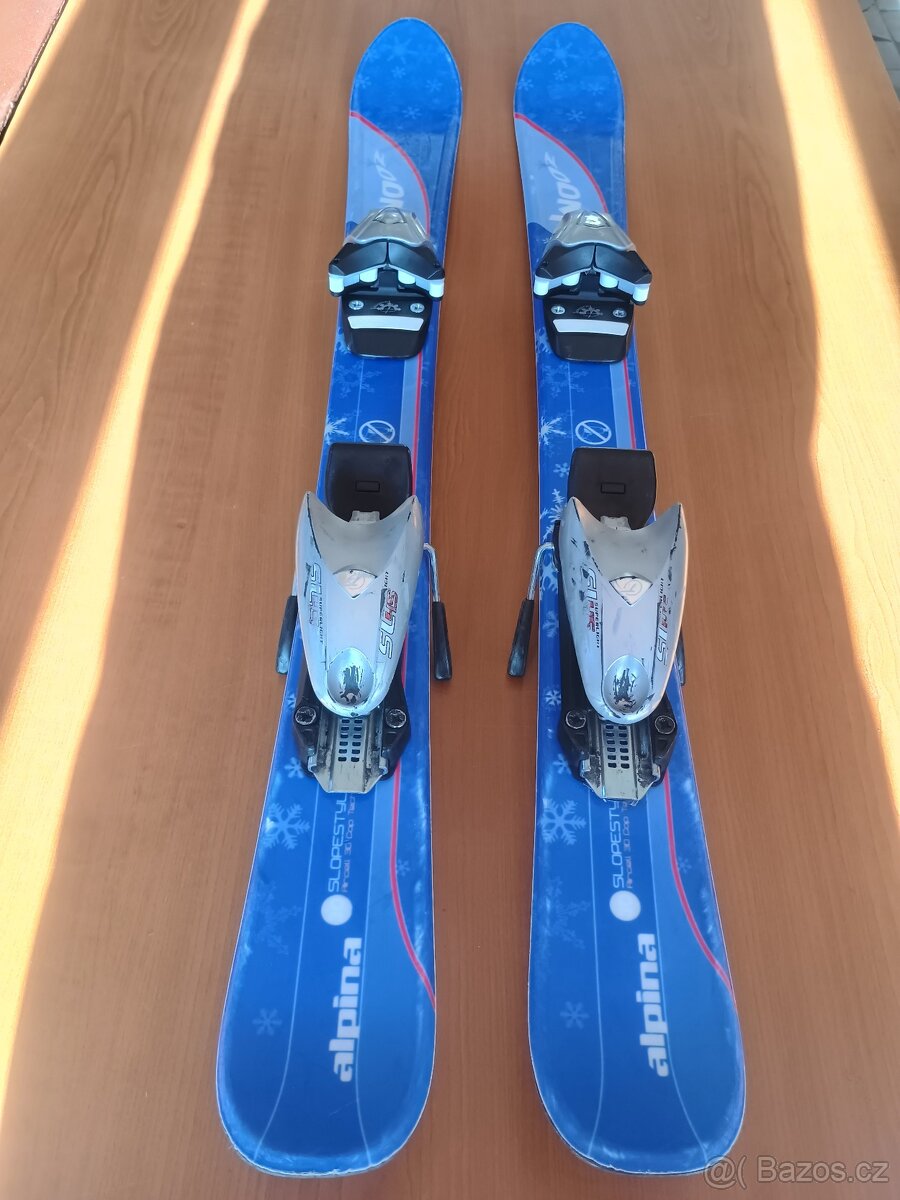 Dětské lyže Alpina Zoom Slopestyle modré 90 cm - 2