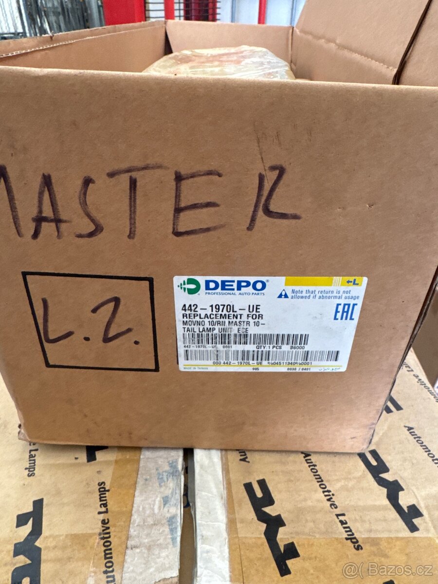 Zadní světlo Movano/Master - 2