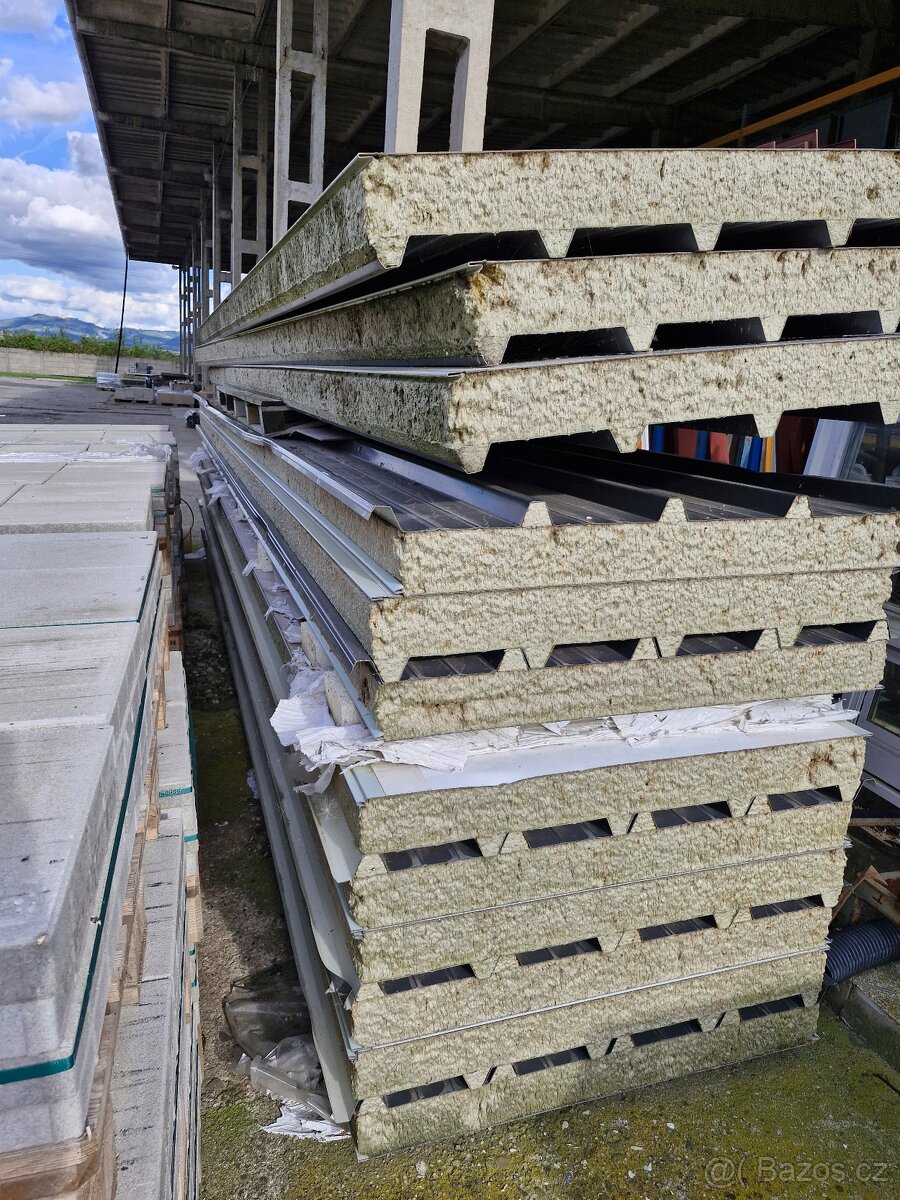 Střešní protipožární sendvičový panel- SLEVA - 2