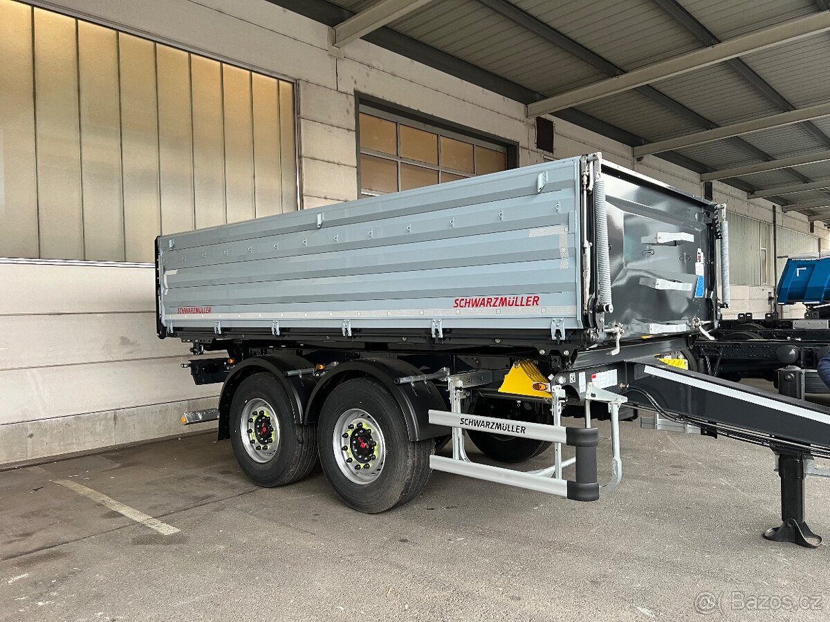 Schwarzmuller TKA 2-A 3 stranný tandemový sklápěcí přívěs - 2