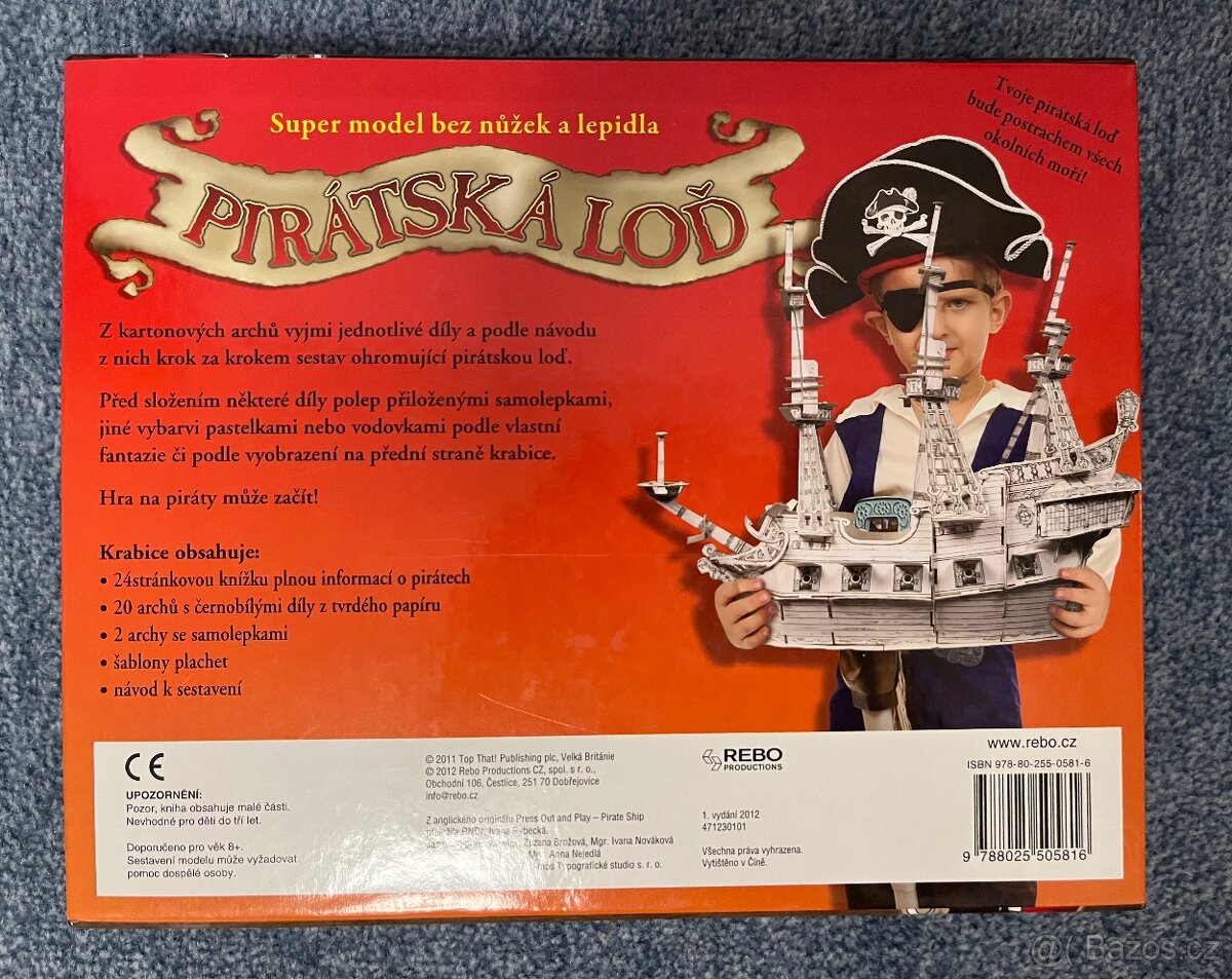 Pirátská loď model - 2