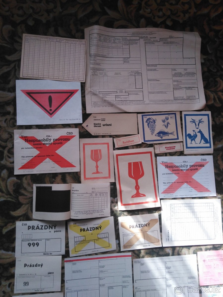 ČSD tiskoviny železnice - 2