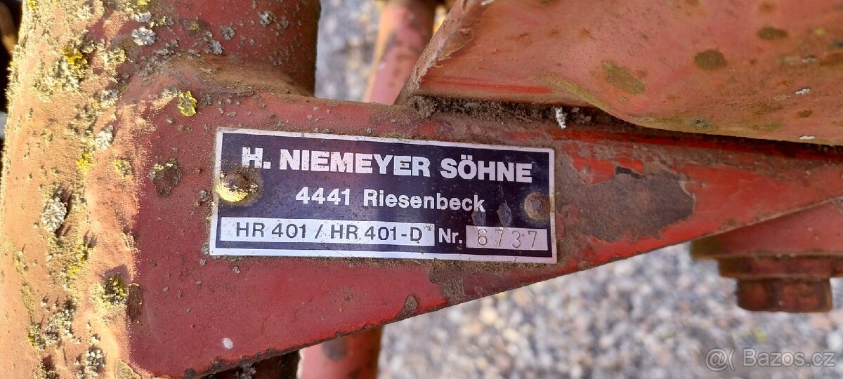 Prodám nesený obraceč Niemeyer HR 401 - 2