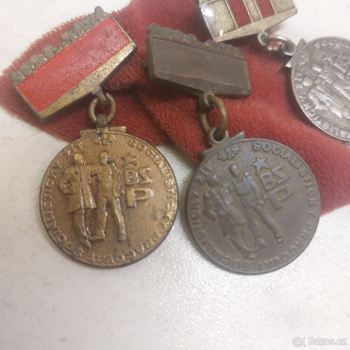 Tři odznaky BSP. - 2