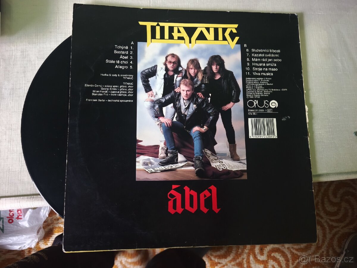 LP Titanic ábel - 2