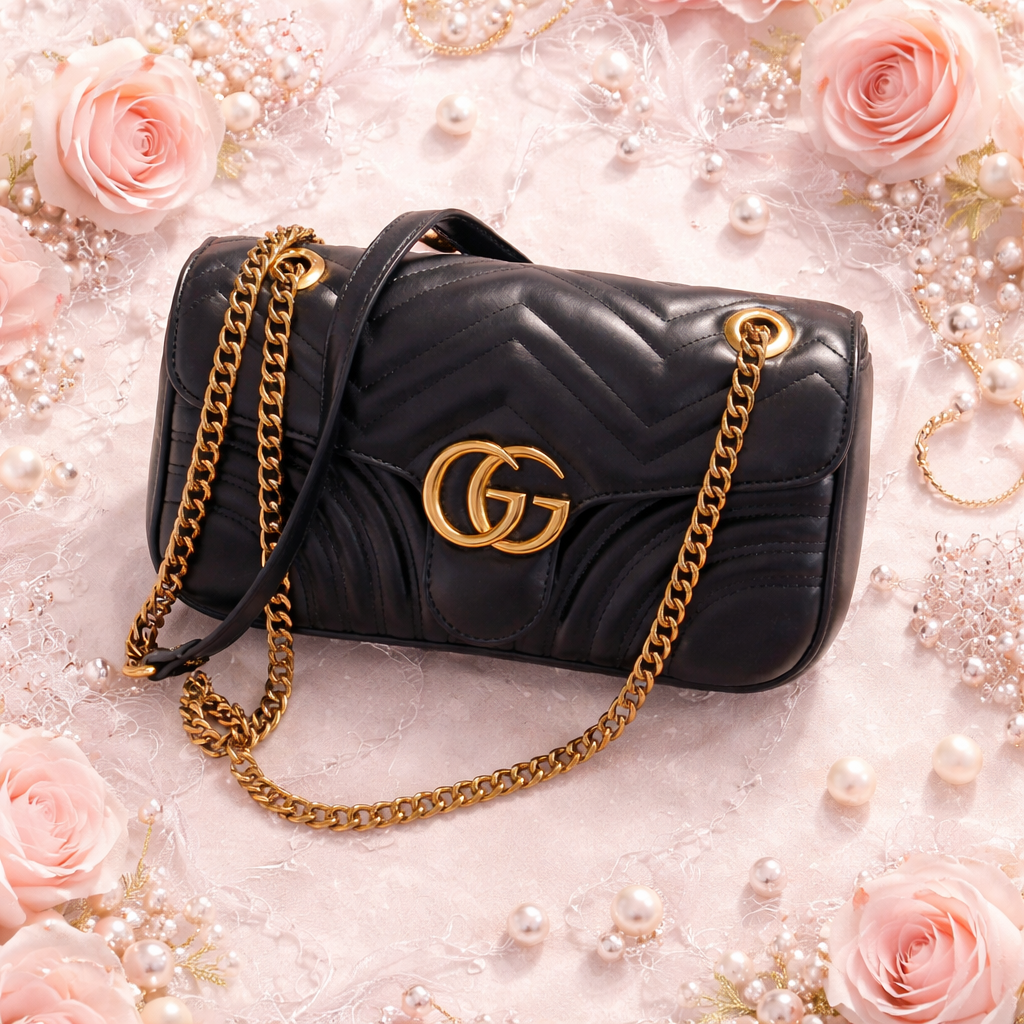 Elegantní černá kabelka, minimálně nošená - 2