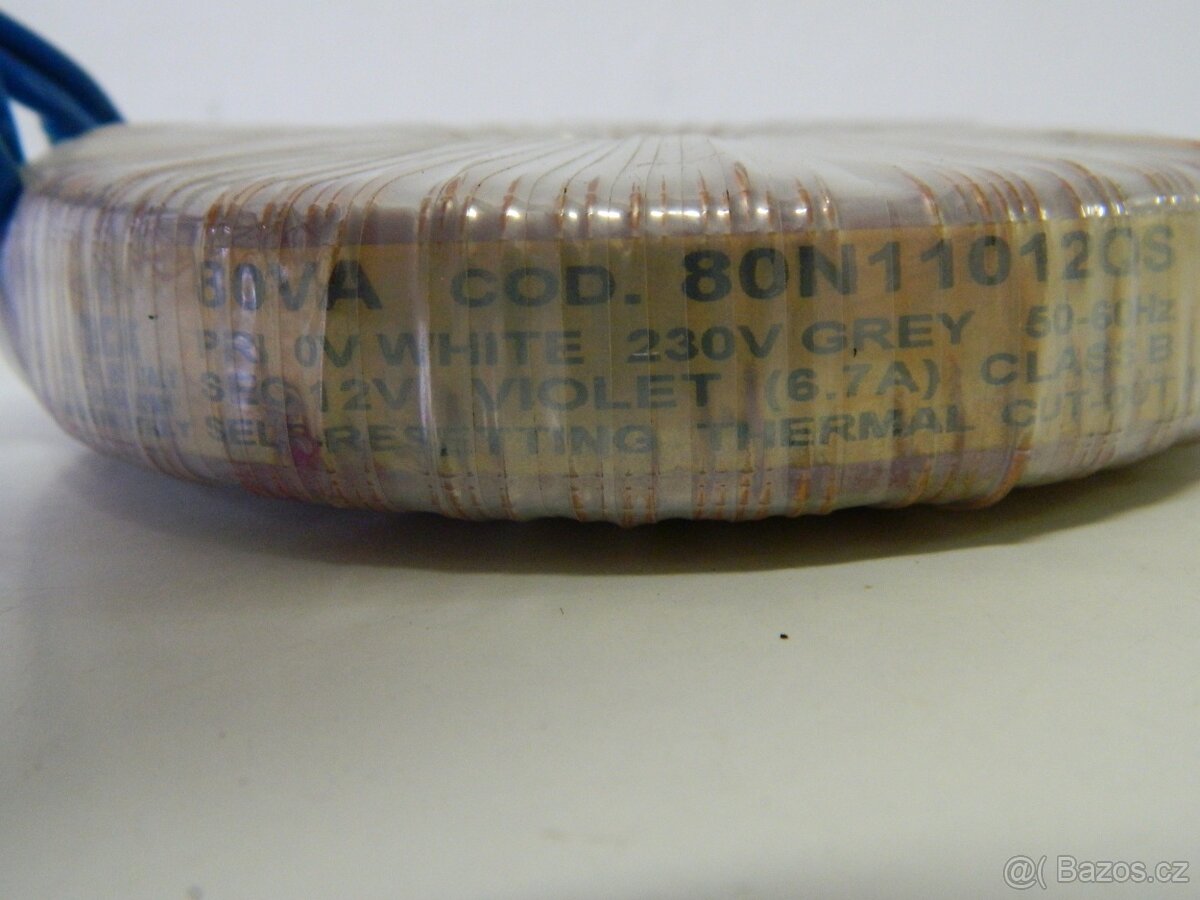 Trafo - toroid 230/12V, 6.7A - 2