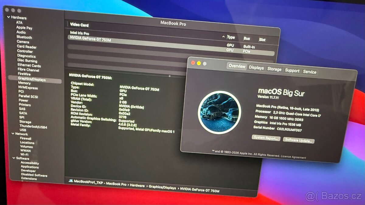 MacBook Pro 15” Retina – i7, 512 GB, NVIDIA - 2