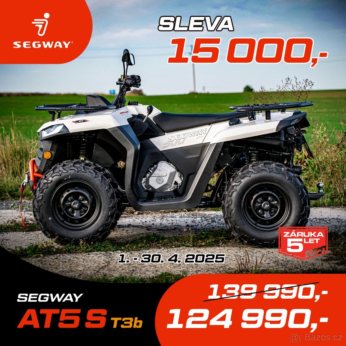 ČTYŘKOLKA SEGWAY - AT5 S T3b + ZDARMA BOX