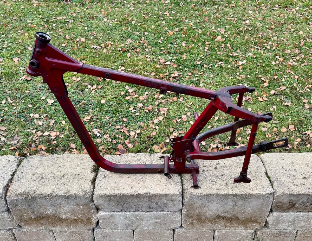 Jawa CZ 250 353 - rám s anglickým štítkem - 2