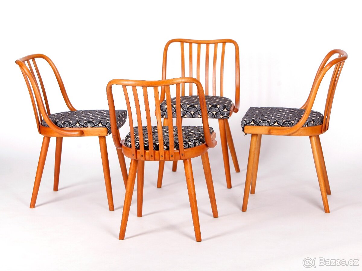 Židle TON, A. Šuman, RARITNÍ verze opěradel - 2