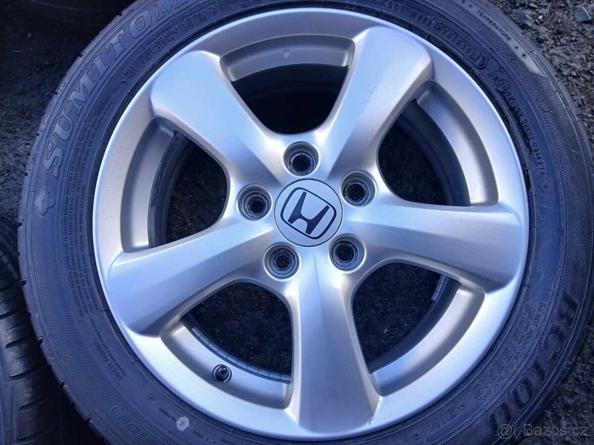 P- Sada Orig ALU kol Honda 205/55R16 letní NEJETÉ - 2