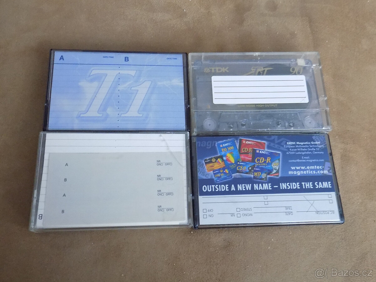 magnetofonové kazety MC, JVC ,BASF, SONY, TDK - 2