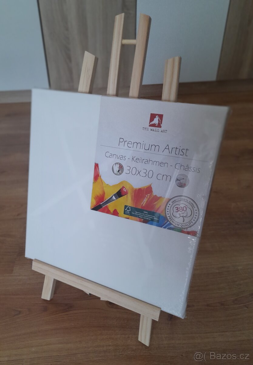 Malířský stojan dřevo 50 cm - 2