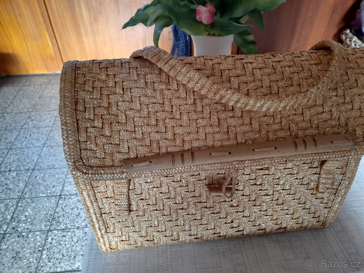 Pletená plážová taška - 2