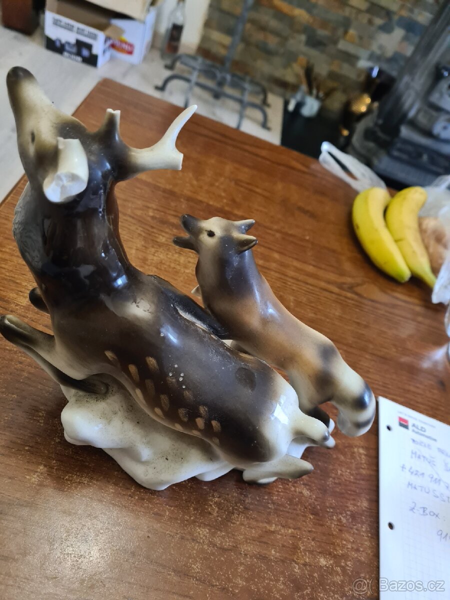 Soška poškozená Royal dux - 2