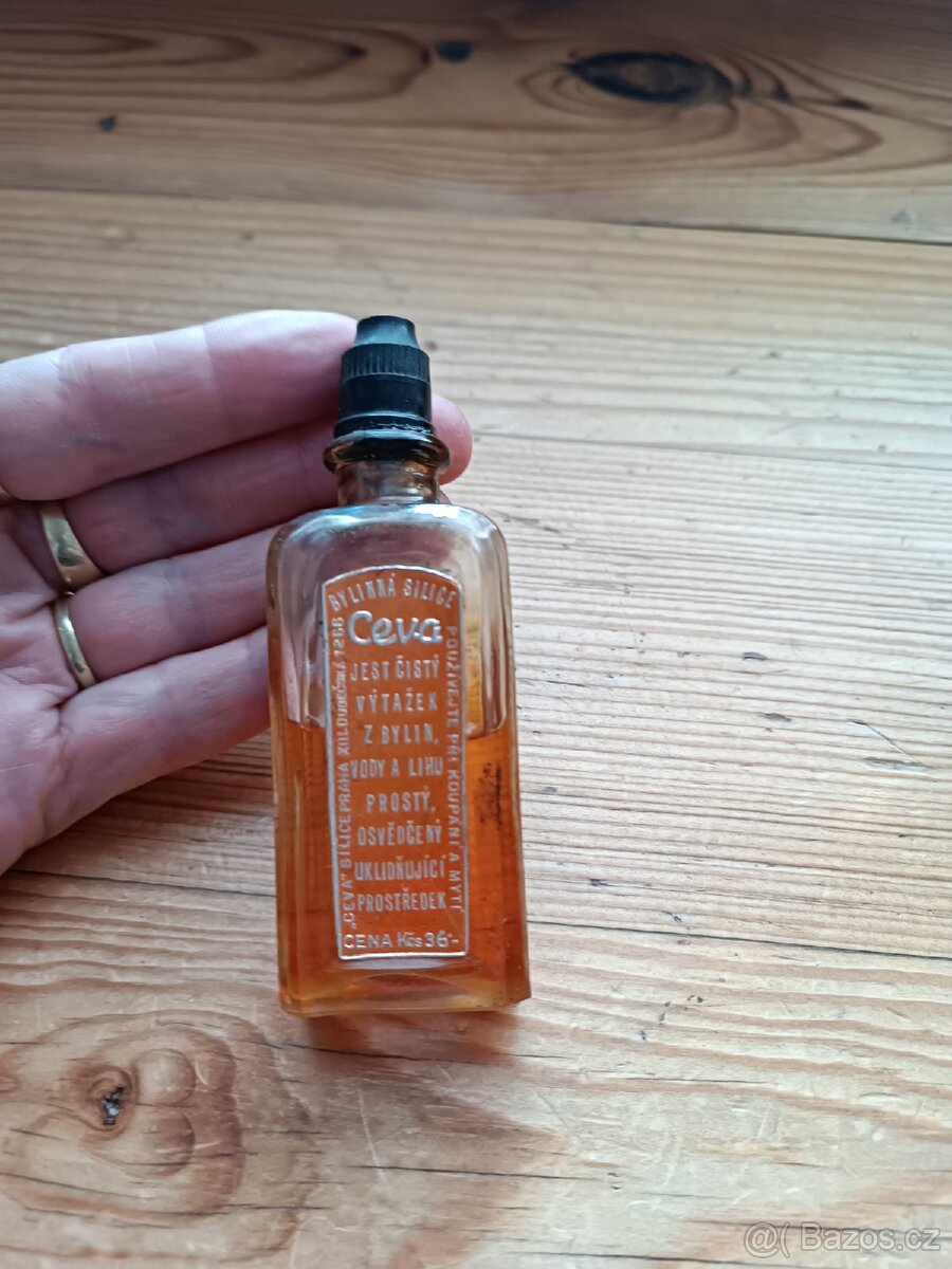 Retro starý bylinný přípravek CEVA - 2