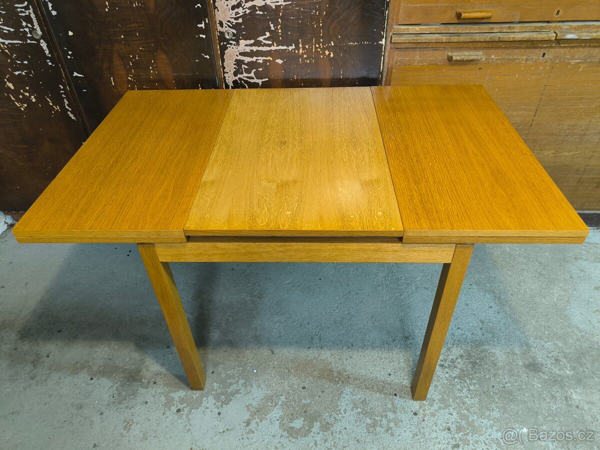 Retro jídelní rozkládací stůl - Brusel 70. léta - 2