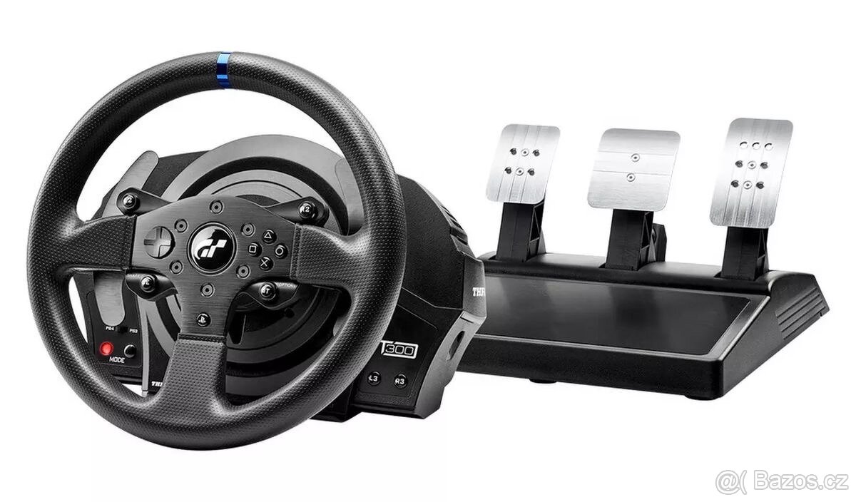 Thrustmaster T300 RS + pedály + řadička – kompletní set - 2