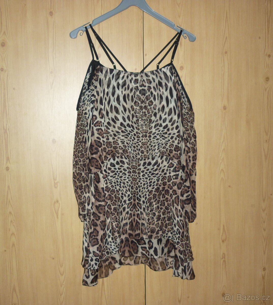 Leopardí hedvábné šaty Marciano Guess - 2