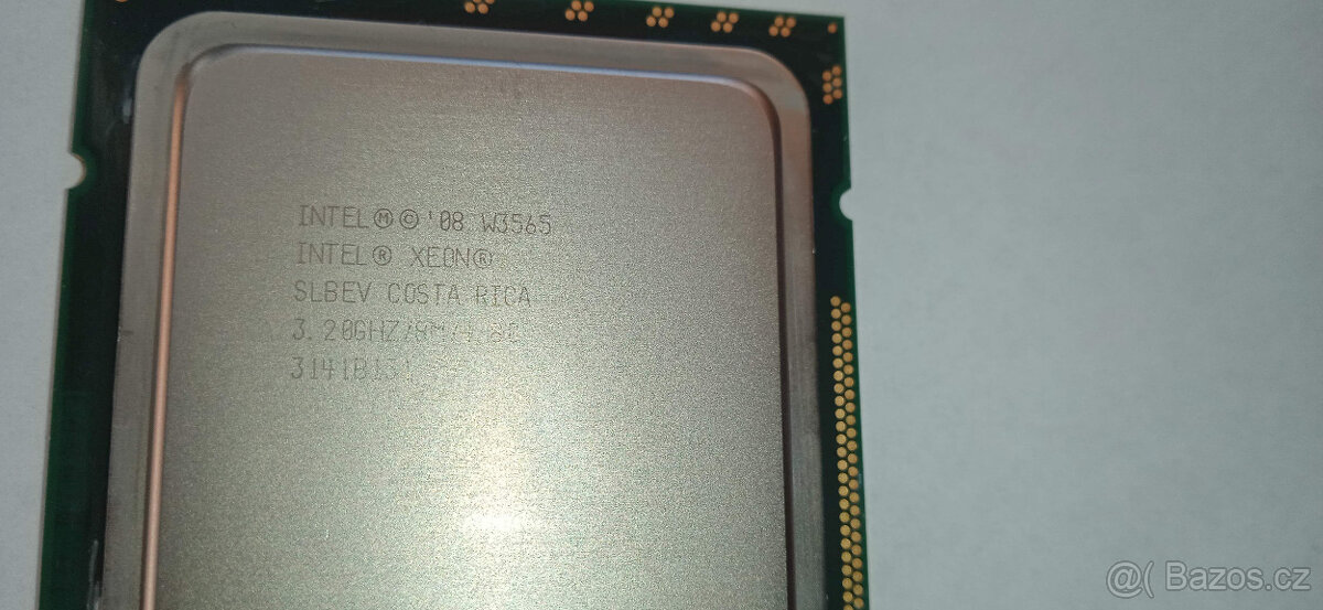 cpu Intel Xeon W3565 čtyřjádrový procesor, socket LGA 1366 - 2